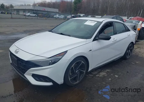 2023 Hyundai Elantra N Line z USA, uszkodzony, nr VIN KMHLR4AFXPU431201